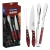 KIT P/ASADO TRAMONTINA 21198/761 POLYWOOD 3 PZS ROJO