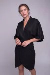 BLACK RAGLAN DRESS