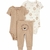 Carters Set 3 Piezas Bodies Mangas Cortas Pantalon Leones