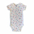 Carters Body Manga Corta Mariposas Blanco