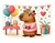 Puzzle 108 piezas - Capibara Party