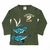 Carter's Remera Mangas Largas Dino Color Oliva