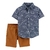 Carters Set 2 Piezas Camisa Manga Corta y Short Dinosaurios