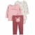 Carter's Set 3 Piezas Body, Remera Mangas Largas y Pantalòn Conejito
