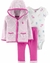 Carter's Set 3 piezas Body, Pantalón y Campera Animales