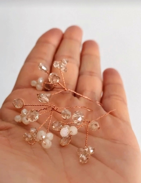 3 Pins de Piedras y cristales