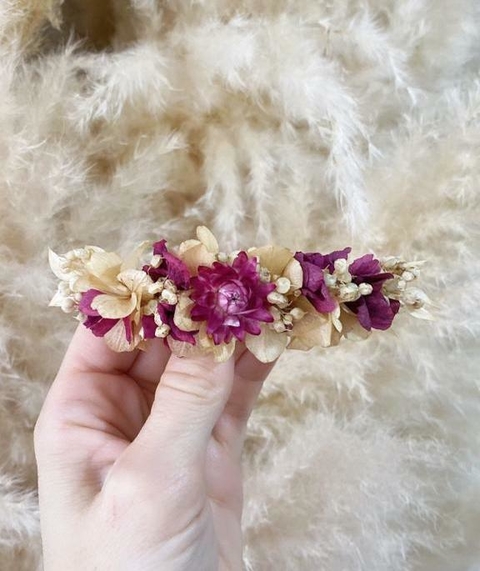 Tocado pequeño de Flores Preservadas en stock