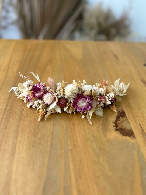 Tocado grande de Flores Preservadas en stock