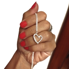 Collar corazón 50cm - AB