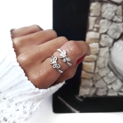 Anillos butterfly micropave - P900