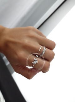 Anillo flecha - P925