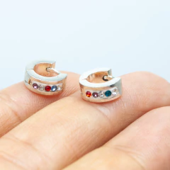 Aro huggis con punto de luz - Unica Accesorios