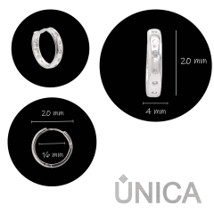 Argollas punto de luz - Unica Accesorios