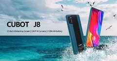CUBOT J8 Mobile Phones 3100mAh Battery Rear Triple Camera Smartphone Android 10 Business Backup 5.5? Small Cheap Cell Phone na internet