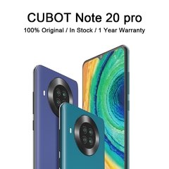 CUBOT Note 20 Pro Cell Phone 8+128GB Rear Quad Camera 12MP NFC Smartphone 4g 6.5? HD Display Android 10 Telephone 4200mAh