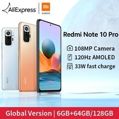 [World Premiere In Stock] Global Version Xiaomi Redmi Note 10 Pro Smartphone 108MP Camera Snapdragon 732G 120Hz AMOLED Display