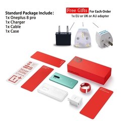 Original Oneplus 8 Pro 5G Mobile Phone 6.78 inch 2K 120Hz Snapdragon 865 Octa Core 8G 128G Android 10 30W Charger NFC Smartphone na internet