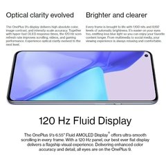 Global Firmware OnePlus 9 5G Mobile Phone 6.55 inch 120Hz AMOLED Snapdragon 888 Octa Core 65W Flash Charge 48MP Camera