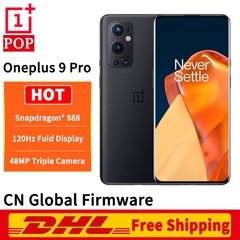 DHL Free Global Firmware Oneplus 9 Pro 5G Mobile Phone 6.7 inch 2K 120Hz LTPO AMOLED Snapdragon 888 Octa Core 65W Flash Charge - comprar online
