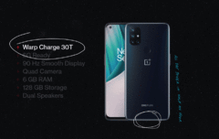 Imagem do Global Version OnePlus Nord N10 5G Mobile Phone 6.49 inch 90Hz Smooth Display 6GB 128GB Snapdragon 690 64MP Quad Camera NFC