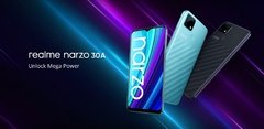 Global Version Realme Narzo 30A Smartphone 4GB 64GB Helio G85 6.5 Inch Fullscreen 13MP AI Dual Camera 6000mAh 18W Quick Charge na internet