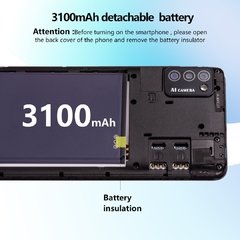 CUBOT J8 Mobile Phones 3100mAh Battery Rear Triple Camera Smartphone Android 10 Business Backup 5.5? Small Cheap Cell Phone - loja online
