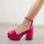 Sandalias fucsia metalizadas - comprar online