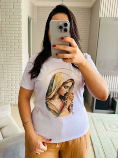 T-SHIRT CANELADA NOSSA SENHORA - Fabi T-shirts