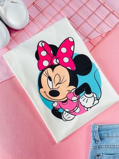 T-shirt ribana canelada Minnie