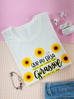 T-shirt ribana canelada Que eu seja todo dia - comprar online