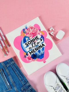T-shirt ribana canelada Sonhe alto menina