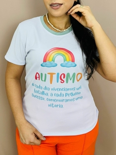 T-SHIRT CANELADA AUTISMO COMEMORAMOS UMA VITÓRIA - Fabi T-shirts