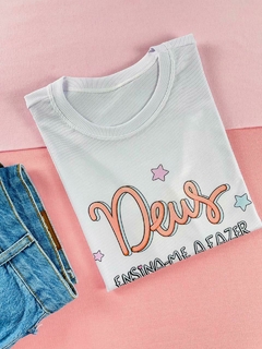 T-shirt Canelada Deus ensina-me a fazer a tua voltade