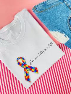 T-shirt Canelada Autismo - eu vou lutar sua luta - comprar online