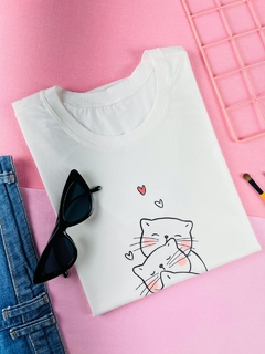 T-shirt ribana canelada Best friend - comprar online