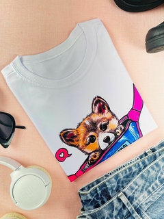 T-shirt Canelada Bag dog (cachorrinho de bolsa) - comprar online