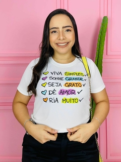 T-shirt Canelada Viva simples