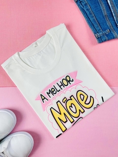 T-shirt Trend Soft A melhor mãe do mundo - comprar online