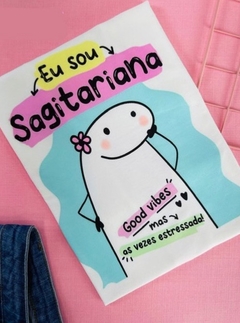 T-shirt ribana canelada Flork Signo Sagitário