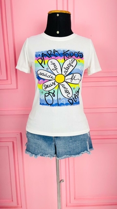 T-shirt Ribana Canelada Para todos os dias - loja online