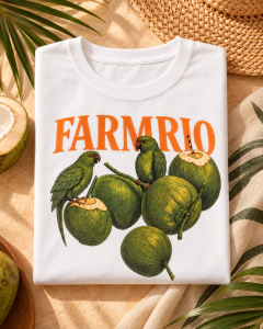 T-SHIRT SUEDE - FARM RIO PÁSSAROS COCO na internet