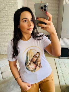 T-SHIRT CANELADA NOSSA SENHORA - comprar online