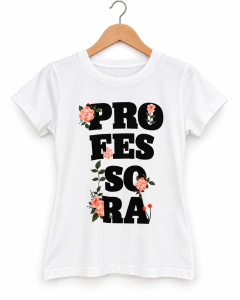 T-SHIRT SUEDE - PROFESSORA FLORES