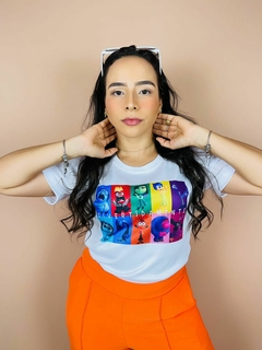 T-shirt Canelada Divertidamente personagens