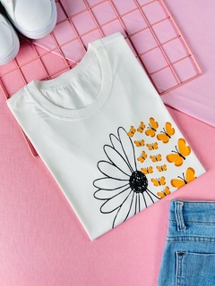 T-shirt ribana canelada Seu mundo, sua liberdade... - comprar online
