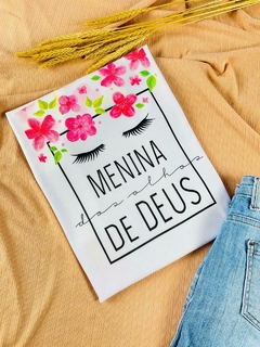 T-shirt Canelada Menina dos Olhos de Deus