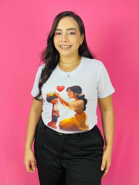 T-SHIRT CANELADA T-SHIRT CANELADA FILHO REI - comprar online