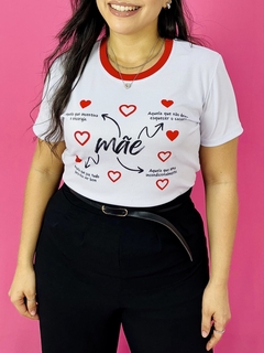 T-SHIRT CANELADA MÃE na internet