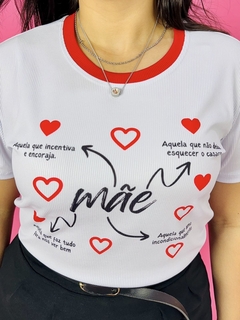 T-SHIRT CANELADA MÃE - Fabi T-shirts