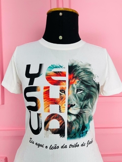 T-shirt Ribana Canelada Yeshua - Fabi T-shirts